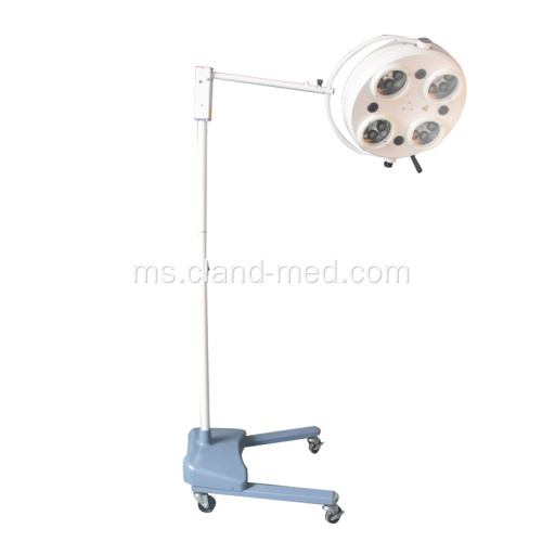 Hospital Perubatan Berkualiti Tinggi Hospital Portable Flooring Berdiri Lampu Operasi LED Dengan Reflektor 4